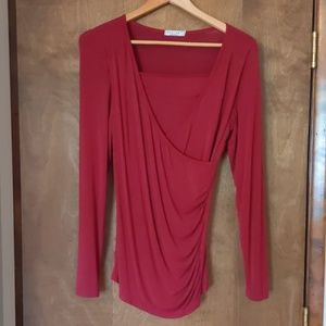 Wine colored nursing top